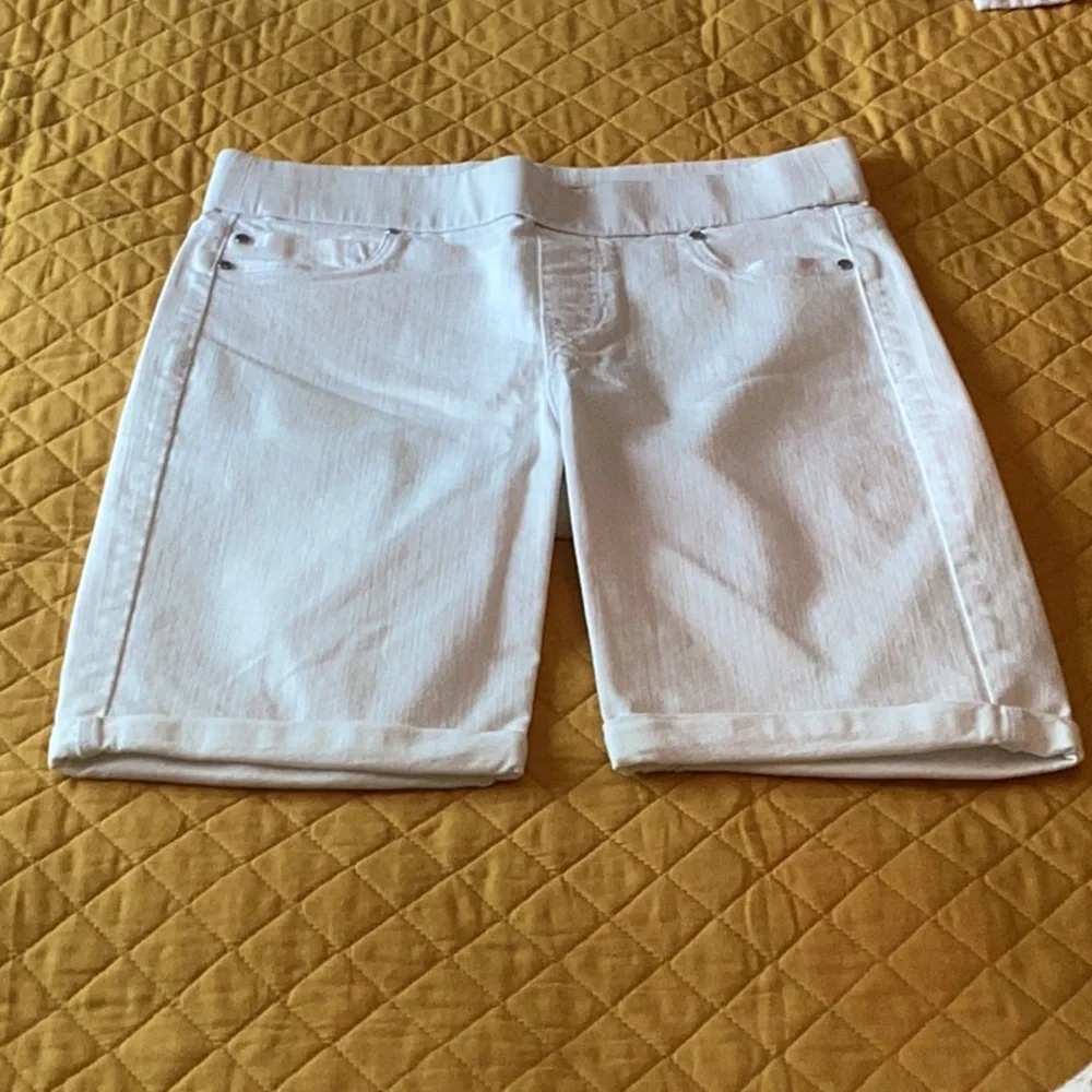 Women's White Denim Shorts